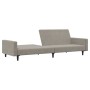 2 seater light gray velvet sofa bed by vidaXL, Sofas - Ref: Foro24-337310, Price: 211,13 €, Discount: %