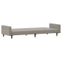 2 seater light gray velvet sofa bed by vidaXL, Sofas - Ref: Foro24-337310, Price: 211,13 €, Discount: %