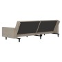 2 seater light gray velvet sofa bed by vidaXL, Sofas - Ref: Foro24-337310, Price: 211,13 €, Discount: %