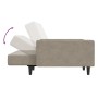 2 seater light gray velvet sofa bed by vidaXL, Sofas - Ref: Foro24-337310, Price: 211,13 €, Discount: %