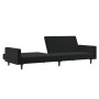 2-Sitzer-Schlafsofa aus schwarzem Samt von vidaXL, Sofas - Ref: Foro24-337316, Preis: 224,94 €, Rabatt: %