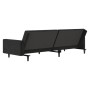 2-seater black velvet sofa bed by vidaXL, Sofas - Ref: Foro24-337316, Price: 224,99 €, Discount: %