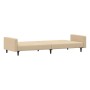 Cream velvet 2-seater sofa bed by vidaXL, Sofas - Ref: Foro24-337319, Price: 184,65 €, Discount: %