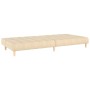 Sofá cama de 2 plazas tela crema de vidaXL, Sofás - Ref: Foro24-337346, Precio: 187,99 €, Descuento: %