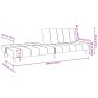 2-Sitzer-Schlafsofa aus braunem Stoff von vidaXL, Sofas - Ref: Foro24-337347, Preis: 174,85 €, Rabatt: %