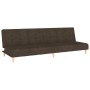 2 seater sofa bed dark brown fabric by vidaXL, Sofas - Ref: Foro24-337348, Price: 176,99 €, Discount: %