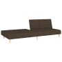 2 seater sofa bed dark brown fabric by vidaXL, Sofas - Ref: Foro24-337348, Price: 176,99 €, Discount: %