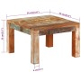 Recycled solid wood coffee table 55x55x35 cm by vidaXL, Coffee table - Ref: Foro24-350322, Price: 90,68 €, Discount: %