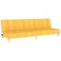 2 seater yellow fabric sofa bed by vidaXL, Sofas - Ref: Foro24-337351, Price: 173,22 €, Discount: %