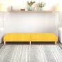 2 seater yellow fabric sofa bed by vidaXL, Sofas - Ref: Foro24-337351, Price: 173,22 €, Discount: %