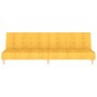 2 seater yellow fabric sofa bed by vidaXL, Sofas - Ref: Foro24-337351, Price: 173,22 €, Discount: %