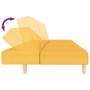 2 seater yellow fabric sofa bed by vidaXL, Sofas - Ref: Foro24-337351, Price: 173,22 €, Discount: %