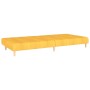 2 seater yellow fabric sofa bed by vidaXL, Sofas - Ref: Foro24-337351, Price: 173,22 €, Discount: %