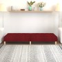 Sofá cama de 2 plazas tela rojo vino tinto de vidaXL, Sofás - Ref: Foro24-337352, Precio: 173,22 €, Descuento: %