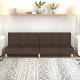 Sofá cama de 2 plazas tela gris taupe de vidaXL, Sofás - Ref: Foro24-337353, Precio: 176,99 €, Descuento: %