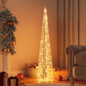 Weihnachtslichtkegel 60 LED warmweiß 120 cm Acryl von vidaXL, Weihnachtsbeleuchtung - Ref: Foro24-356283, Preis: 73,41 €, Rab...