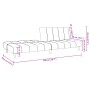 2-Sitzer-Schlafsofa aus taupegrauem Stoff von vidaXL, Sofas - Ref: Foro24-337353, Preis: 176,25 €, Rabatt: %