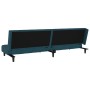 2 seater blue velvet sofa bed by vidaXL, Sofas - Ref: Foro24-337367, Price: 222,05 €, Discount: %