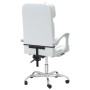 White synthetic leather massage reclining office chair by vidaXL, Office chairs - Ref: Foro24-349748, Price: 133,46 €, Discou...