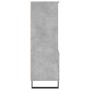 Aparador alto madera contrachapada gris hormigón 40x36x110 cm de vidaXL, Aparadores - Ref: Foro24-831520, Precio: 71,87 €, De...