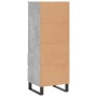 Aparador alto madera contrachapada gris hormigón 40x36x110 cm de vidaXL, Aparadores - Ref: Foro24-831520, Precio: 71,87 €, De...