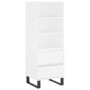 Aparador alto madera contrachapada blanco 40x36x110 cm de vidaXL, Aparadores - Ref: Foro24-831516, Precio: 62,47 €, Descuento: %