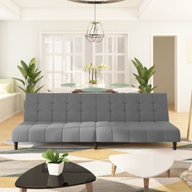 2 seater light gray velvet sofa bed by vidaXL, Sofas - Ref: Foro24-337368, Price: 217,01 €, Discount: %