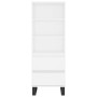 Aparador alto madera contrachapada blanco 40x36x110 cm de vidaXL, Aparadores - Ref: Foro24-831516, Precio: 62,47 €, Descuento: %