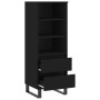 Aparador alto madera contrachapada negro 40x36x110 cm de vidaXL, Aparadores - Ref: Foro24-831517, Precio: 82,46 €, Descuento: %