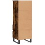 Hoher Schrank aus geräuchertem Eichenfurnier 40x36x110 cm von vidaXL, Sideboards - Ref: Foro24-831521, Preis: 60,15 €, Rabatt: %