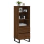 Tall oak brown plywood sideboard 40x36x110 cm by vidaXL, Sideboards - Ref: Foro24-831523, Price: 62,05 €, Discount: %