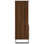 Aparador alto madera contrachapada roble marrón 40x36x110 cm de vidaXL, Aparadores - Ref: Foro24-831523, Precio: 62,05 €, Des...