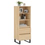 Tall Sonoma oak plywood sideboard 40x36x110 cm by vidaXL, Sideboards - Ref: Foro24-831519, Price: 67,66 €, Discount: %