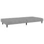 Sofá cama de 2 plazas terciopelo gris claro de vidaXL, Sofás - Ref: Foro24-337368, Precio: 217,01 €, Descuento: %