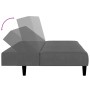 Dark gray velvet 2-seater sofa bed by vidaXL, Sofas - Ref: Foro24-337369, Price: 222,66 €, Discount: %