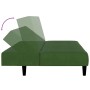 Sofá cama de 2 plazas terciopelo verde oscuro de vidaXL, Sofás - Ref: Foro24-337370, Precio: 222,81 €, Descuento: %