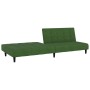 Sofá cama de 2 plazas terciopelo verde oscuro de vidaXL, Sofás - Ref: Foro24-337370, Precio: 222,81 €, Descuento: %