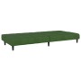 Sofá cama de 2 plazas terciopelo verde oscuro de vidaXL, Sofás - Ref: Foro24-337370, Precio: 222,81 €, Descuento: %