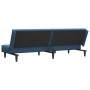 2 seater blue velvet sofa bed by vidaXL, Sofas - Ref: Foro24-337638, Price: 189,93 €, Discount: %