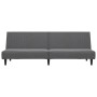 Sofá cama de 2 plazas terciopelo gris oscuro de vidaXL, Sofás - Ref: Foro24-337640, Precio: 192,66 €, Descuento: %