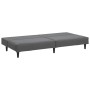 Sofá cama de 2 plazas terciopelo gris oscuro de vidaXL, Sofás - Ref: Foro24-337640, Precio: 192,99 €, Descuento: %