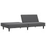 Sofá cama de 2 plazas terciopelo gris oscuro de vidaXL, Sofás - Ref: Foro24-337640, Precio: 192,99 €, Descuento: %