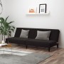 2-Sitzer-Schlafsofa aus schwarzem Samt von vidaXL, Sofas - Ref: Foro24-337645, Preis: 182,99 €, Rabatt: %