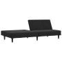 Sofá cama de 2 plazas terciopelo negro de vidaXL, Sofás - Ref: Foro24-337645, Precio: 182,99 €, Descuento: %