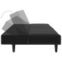 2-Sitzer-Schlafsofa aus schwarzem Samt von vidaXL, Sofas - Ref: Foro24-337645, Preis: 183,99 €, Rabatt: %