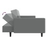 2 seater light gray velvet sofa bed by vidaXL, Sofas - Ref: Foro24-337650, Price: 235,16 €, Discount: %