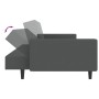 Dark gray velvet 2-seater sofa bed by vidaXL, Sofas - Ref: Foro24-337651, Price: 211,99 €, Discount: %