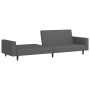 Dark gray velvet 2-seater sofa bed by vidaXL, Sofas - Ref: Foro24-337651, Price: 211,99 €, Discount: %