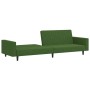 Dunkelgrünes 2-Sitzer-Schlafsofa aus Samt von vidaXL, Sofas - Ref: Foro24-337652, Preis: 216,24 €, Rabatt: %