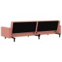 Pink velvet 2-seater sofa bed by vidaXL, Sofas - Ref: Foro24-337654, Price: 207,99 €, Discount: %